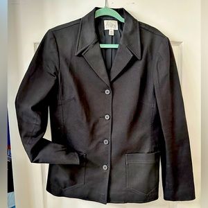 Black Anne Klein blazer - sz 12